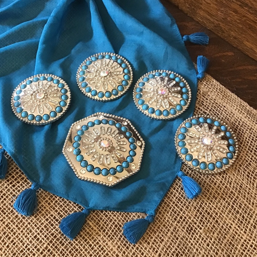 Western Buckle and Conchos